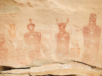 Hopi Pictograph of Ant People in Sego Canyon