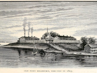 Fort Dearborn 1803 Woodcut